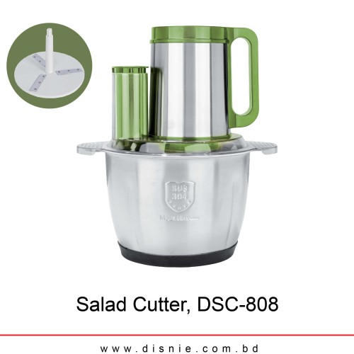 Disnie 8-in-1 DSC-808 Salad Cutter &amp;amp;amp;amp;amp; Food Chopper 3.5L