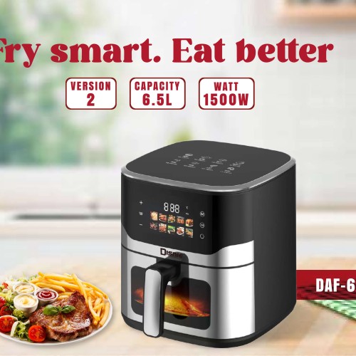 Disnie 6.5 Ltr DAF-6.5L-V2 Smart Digital Air Fryer Version-2
