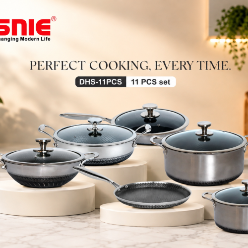 Disnie 11 Pcs SUS 316 Honeycomb Cooking Set