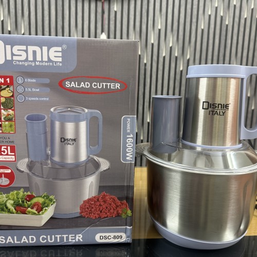 Disnie 8-in-1 DSC-809 Salad Cutter &amp;amp;amp;amp;amp; Food Chopper 5.5L