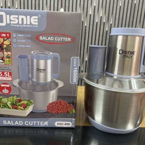 Disnie 8-in-1 DSC-809 Salad Cutter &amp;amp;amp;amp;amp; Food Chopper 5.5L