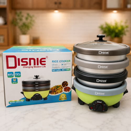 Disnie DMC4-55S Electric Multi Curry &amp; Rice Cooker With Lid- 5.5 Ltr